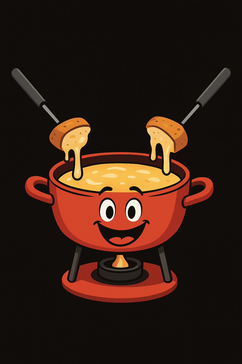 Fondue cartoon